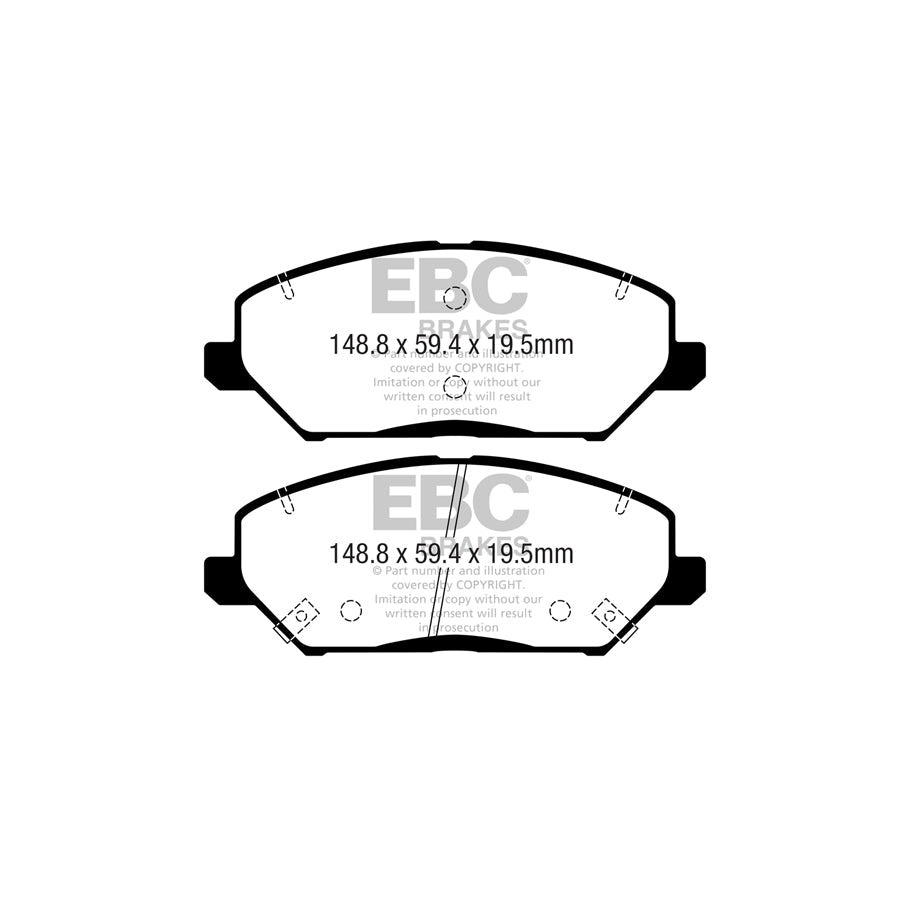 EBC DP22362 Hyundai Kia Greenstuff Front Brake Pads 2 | ML Performance UK Car Parts