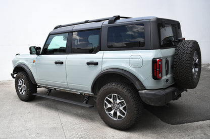 Go Rhino RealTruck 21-24 Ford Bronco 4dr VoltStep Electric Running Board Kit (No Drill) - Tex. Blk