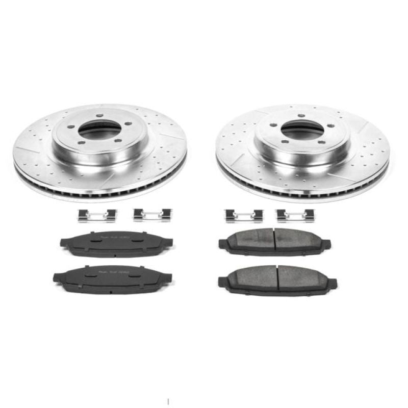 PowerStop Power Stop 03-05 Lincoln Aviator Front Z23 Evolution Sport Brake Kit
