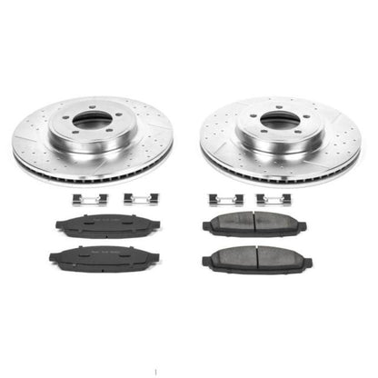 PowerStop Power Stop 03-05 Lincoln Aviator Front Z23 Evolution Sport Brake Kit
