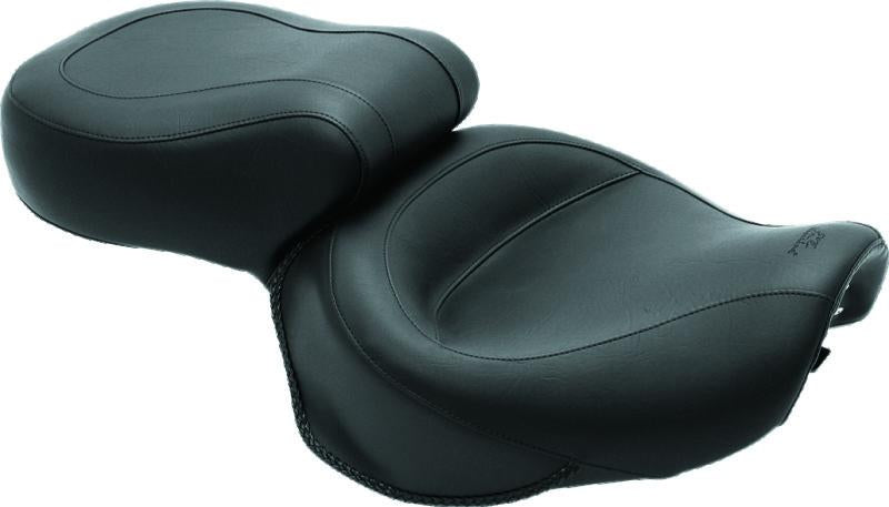 Mustang Motorcycle Mustang 00-08 Honda VT1100 Sabre,97-08 Spirit,87-97 Shadow,95-01 Ace Touring 1PC Seat - Black