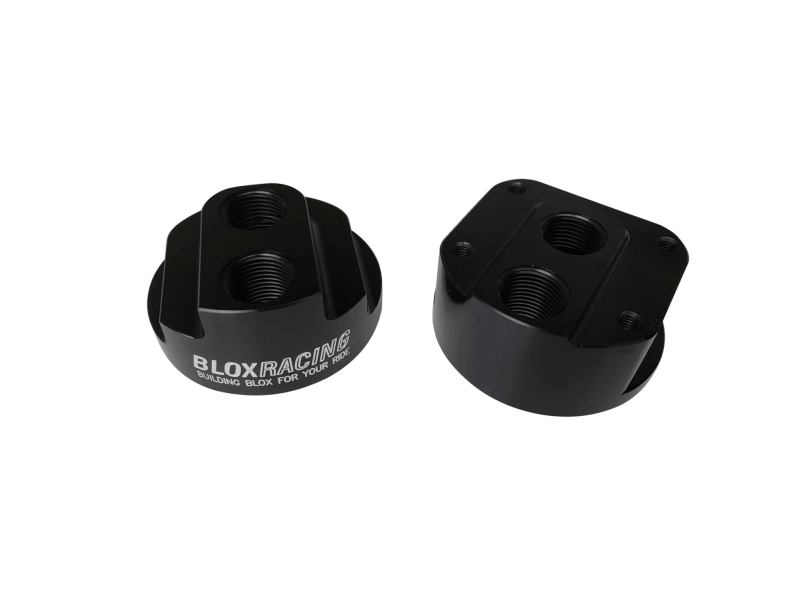 BLOX Racing Remote Oil Filter Relocation Kit - Black