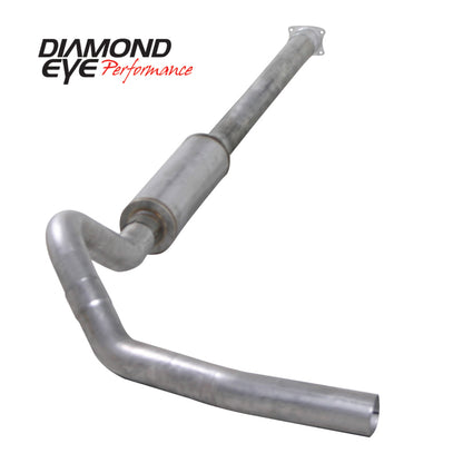 Diamond Eye Performance Diamond Eye KIT 4in Catback Single MFLR RPLCMENT PIPE SS 01-05 CHEVY/GMC 6.6L 2500/3500