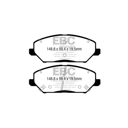EBC PD40K2627 Hyundai Kia Ultimax Pad & Plain Disc Kit (Inc. i-30, Ceed, XCeed) 2 | ML Performance UK Car Parts