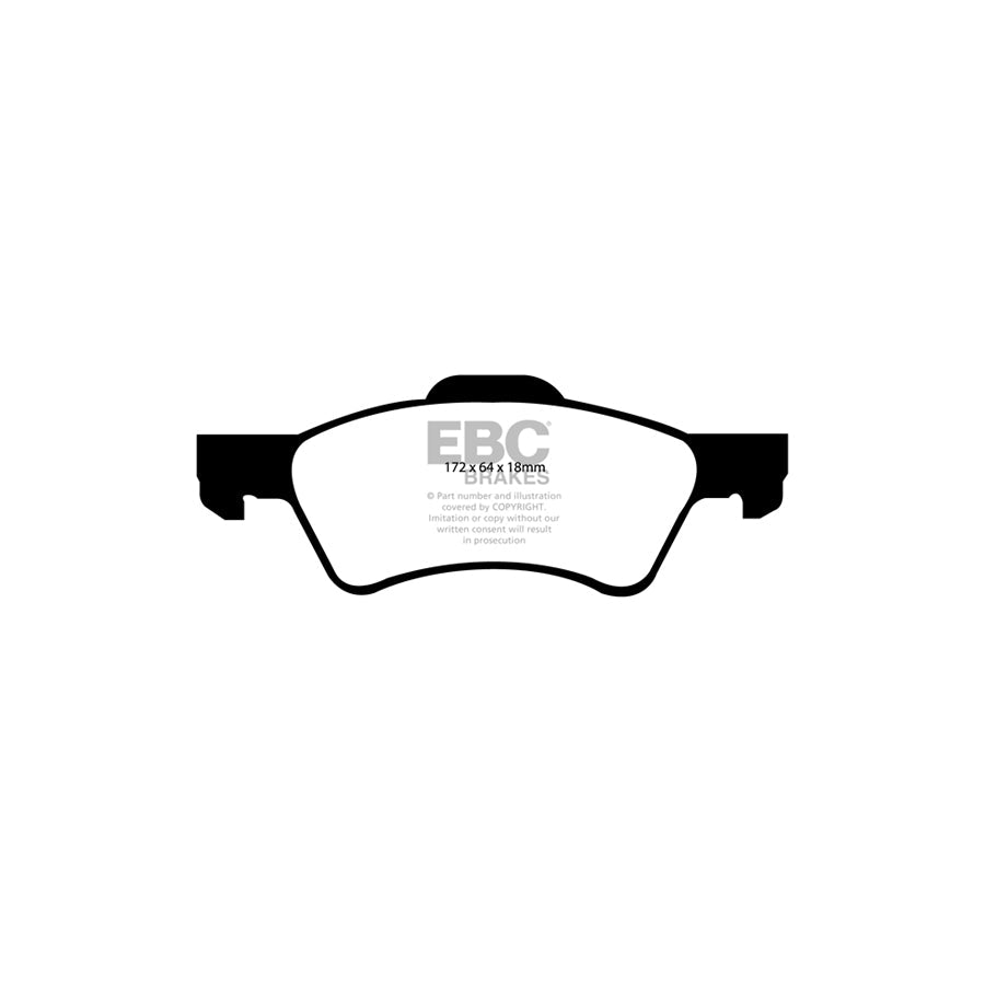EBC PD01KF319 Chrysler Greenstuff Front Brake Pad & Plain Disc Kit  (Inc. Grand Voyager & Voyager) 2 | ML Performance UK Car Parts