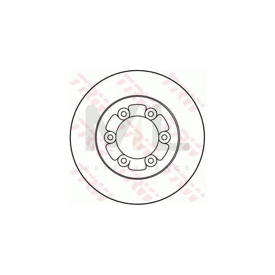 TRW DF1432 Brake Disc Vented  - 1 piece