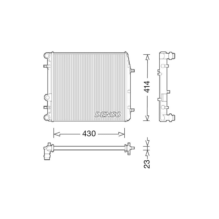 DENSO DRM27006 Engine Radiator