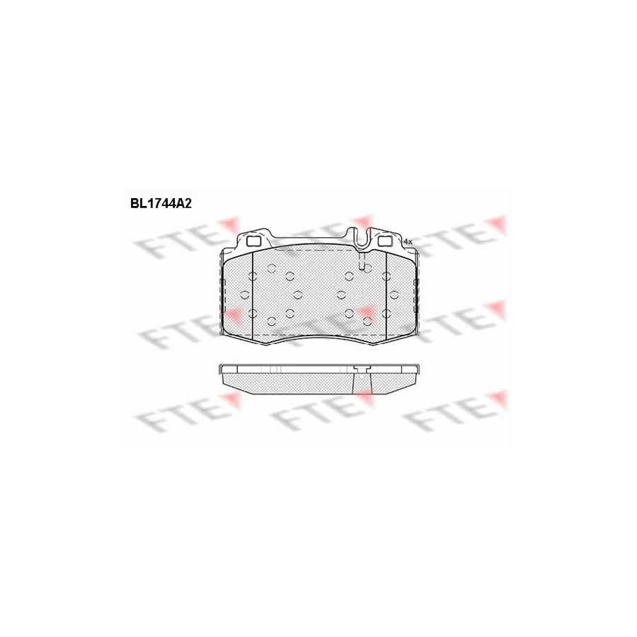FTE Bl1744A2 Brake Pad Set