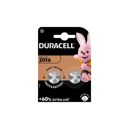 Duracell Lithium 2016 (Pack of 2)