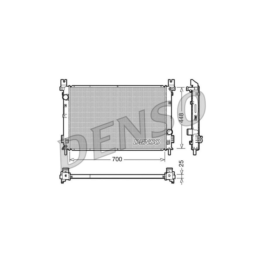 DENSO DRM06001 Engine Radiator for Chrysler Pacifica Mpv