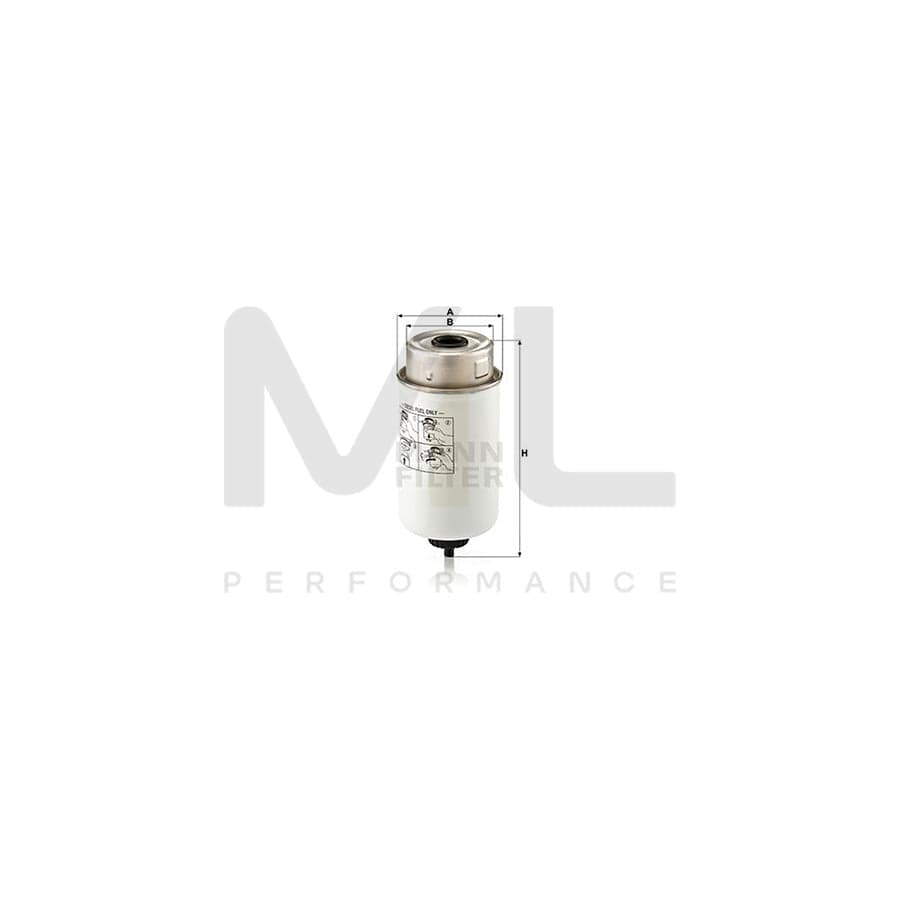 MANN-FILTER WK 8014 Fuel filter Spin-on Filter