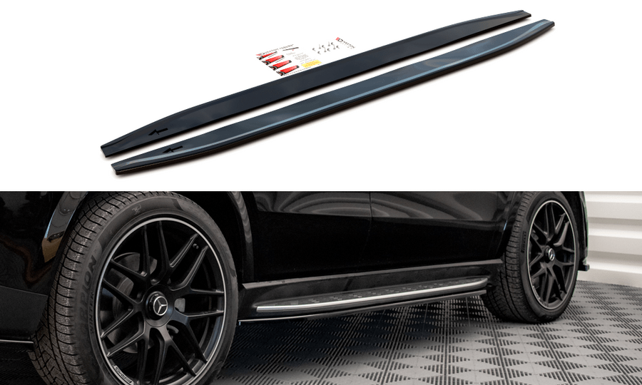 Maxton Design ME-GLE-C167-AMG-SD1T Side Skirts Diffusers Mercedes Benz GLE-Class Coupe C167 | ML Performance UK Car Parts