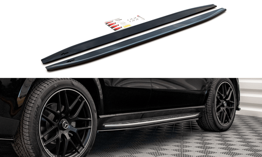 Maxton Design ME-GLE-C167-AMG-SD1T Side Skirts Diffusers Mercedes Benz GLE-Class Coupe C167 | ML Performance UK Car Parts