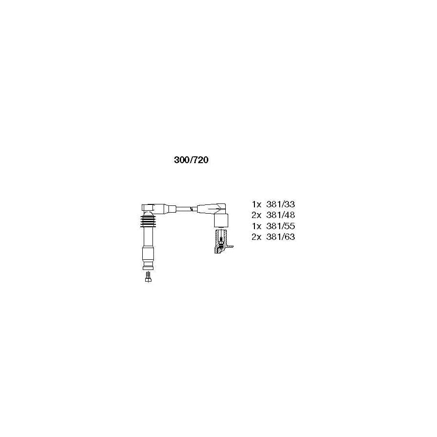 Bremi 300/720 Ignition Cable Kit