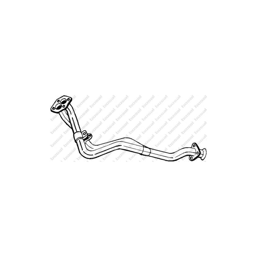 Bosal 838-969 Exhaust Pipe for Audi 100