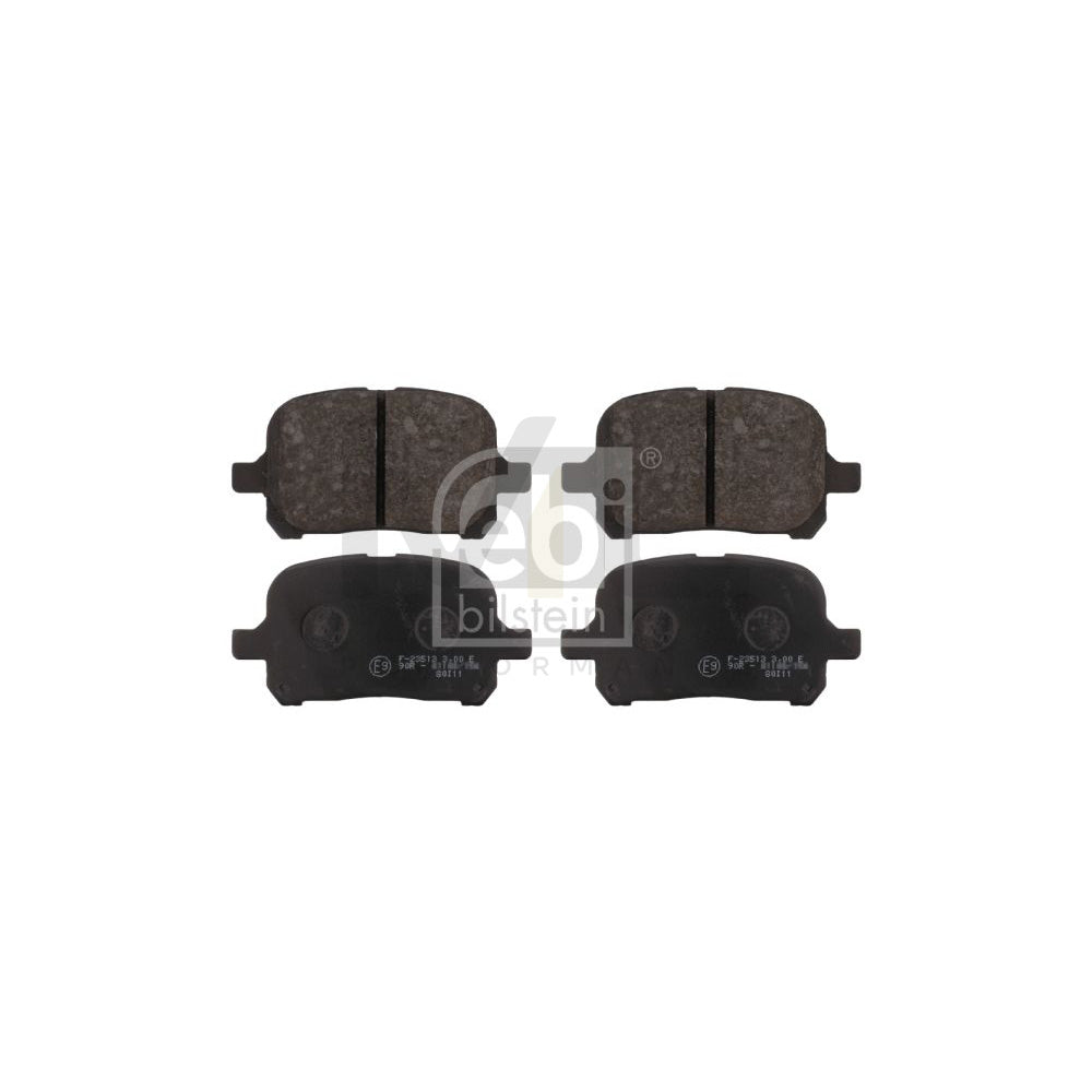 Febi Bilstein 16724 Brake Pad Set For Toyota Previa / Estima Ii (Xr30) Front Axle, Excl. Wear Warning Contact | ML Performance Car Parts