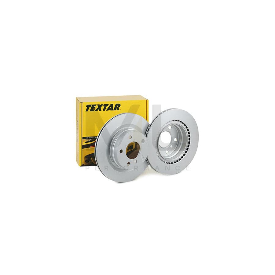 TEXTAR PRO 92257203 Brake Disc Internally Vented, Coated, without wheel hub, without wheel studs  - 1 piece