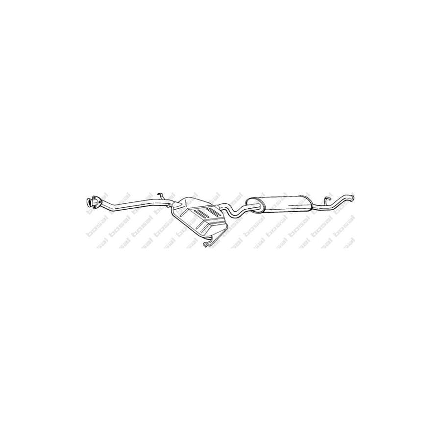 Bosal 290-231 Rear Silencer for Fiat Tempra S.W. (159)