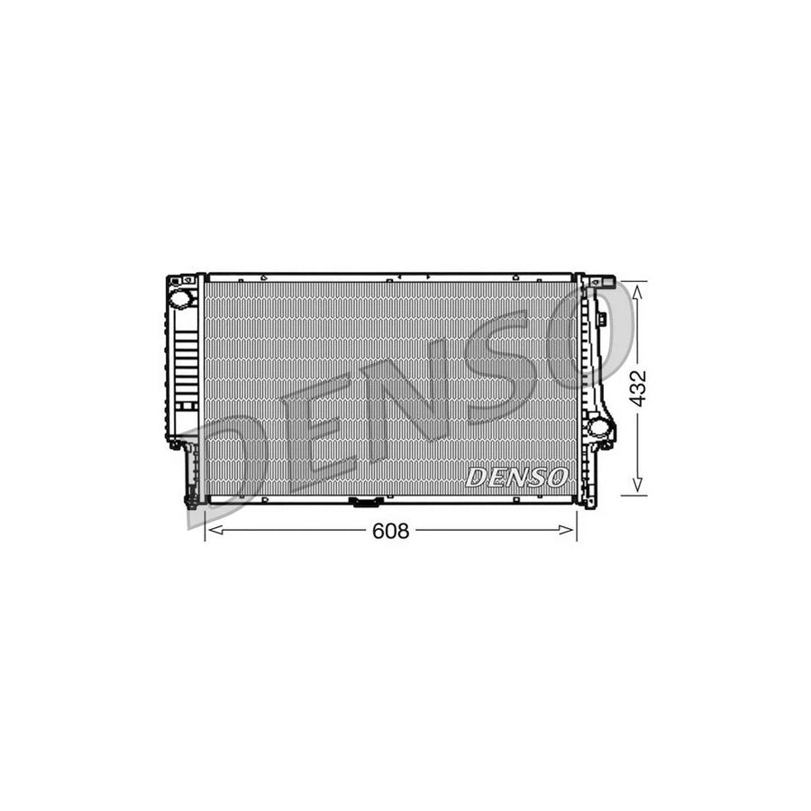 DENSO DRM05061 Engine Radiator for BMW 5 Series