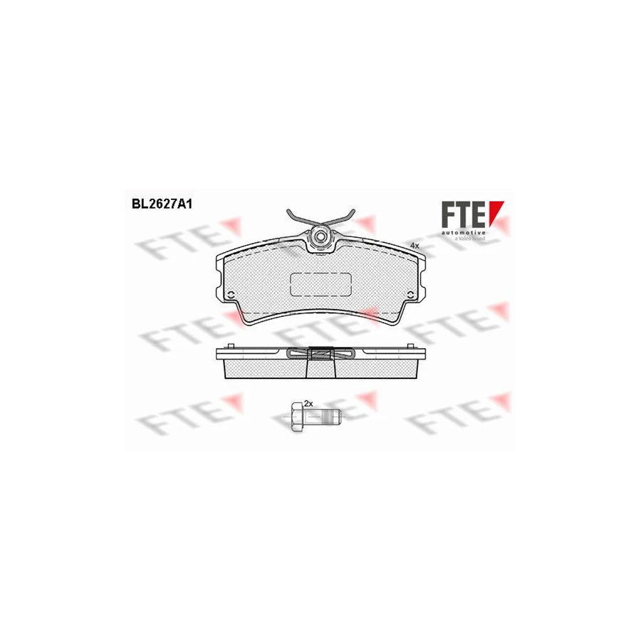 FTE Bl2627A1 Brake Pad Set for Santana 300 / 350 Off-Road