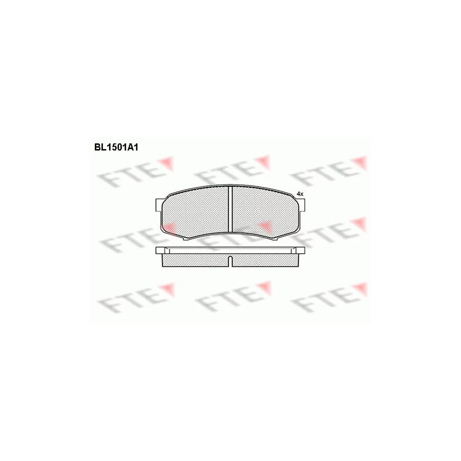 FTE 9010225 Brake Pad Set