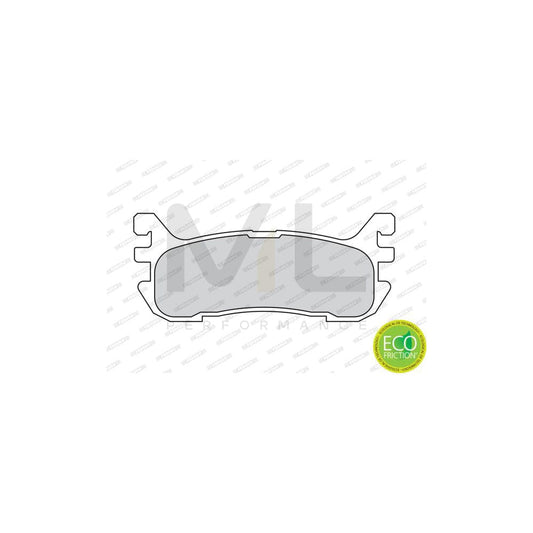 Ferodo Premier Eco Friction FDB1012 Brake Pad Set Not Prepared for Wear Indicator, Without Accessories