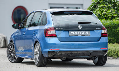 Rieger 00088095 Skoda NH Rapid Rear Diffuser 3 | ML Performance UK Car Parts