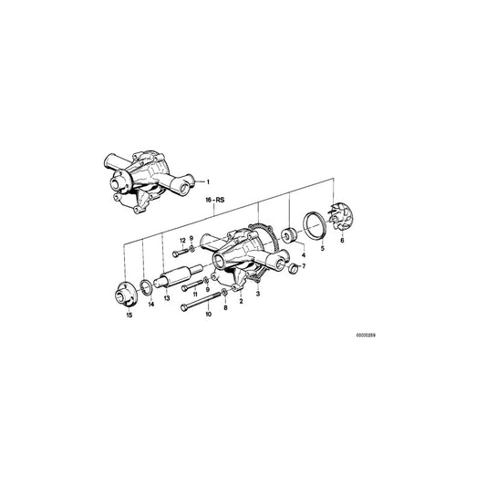 Genuine BMW 11511319055 Hub S14/3+S14/7 (Inc. E30 M3 & E36 318iS)