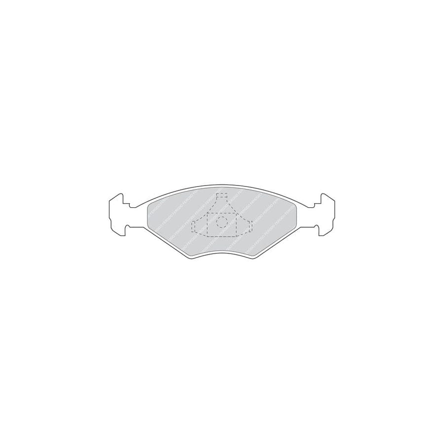 Ferodo FSL1413 Brake Pad Set for Citro?N C5 Fuse+ Technology, Not Prepared for Wear Indicator