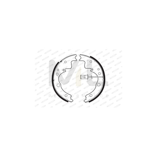 Ferodo Premier FSB407 Brake Shoe Set for Iveco Daily