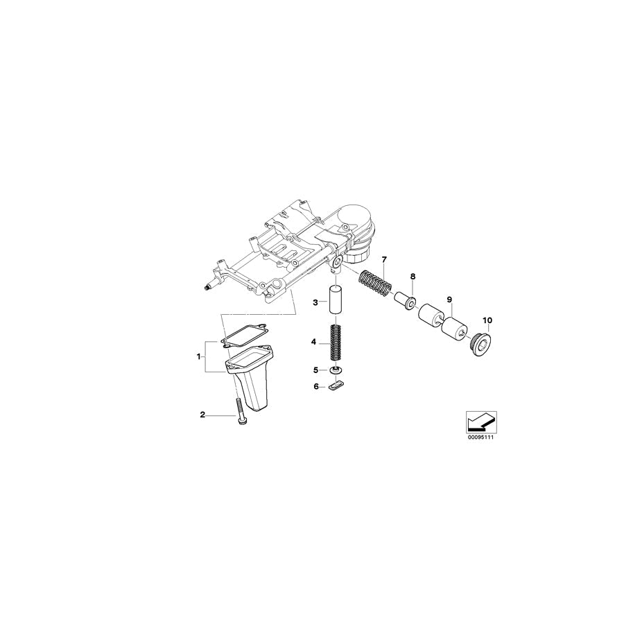 Genuine BMW 11417521625 Drophead E66 Suction Pipe (Inc. Coupé, Drophead & 760i)