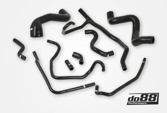 do88 Porsche 968 Coolant Hoses Black