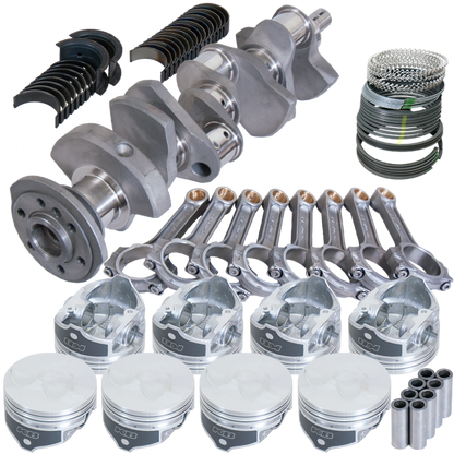 Eagle Chevy 350 1Pc 3.480in Crank 6.000in I-Beam Rod -7cc Flat Top 4.040in Pistons Rotating Assembly