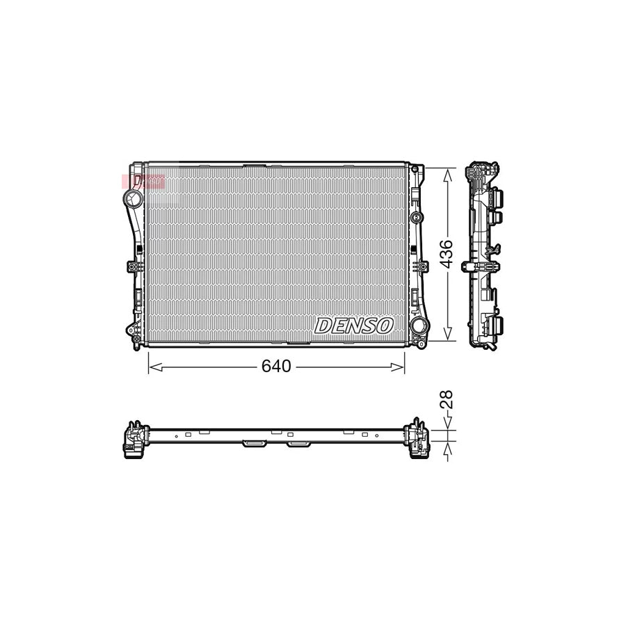 DENSO DRM17103 Engine Radiator