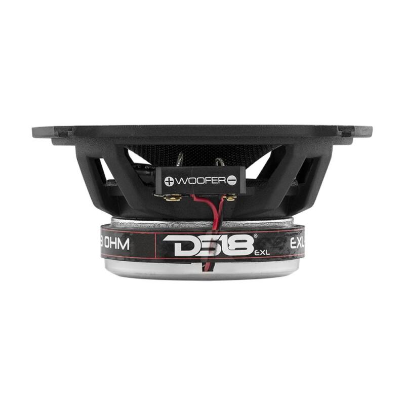 DS18 5.25in 80 Watts RMS 3 ohm 2-Way Coaxial Speakers And Component System w/ Fiberglass Cone