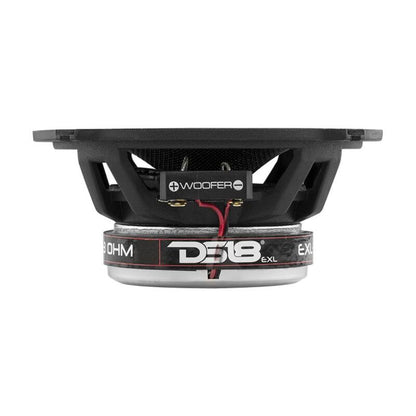DS18 5.25in 80 Watts RMS 3 ohm 2-Way Coaxial Speakers And Component System w/ Fiberglass Cone