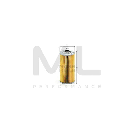 MANN-FILTER H 1059/1 x Oil Filter with seal, Filter Insert, with one anti-return valve