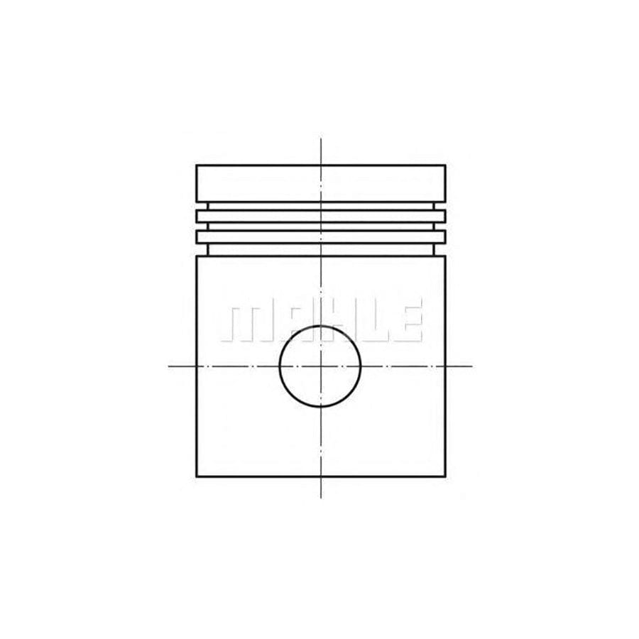 MAHLE ORIGINAL 007 19 01 Piston 65,4 mm, with piston rings | ML Performance Car Parts