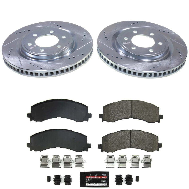 PowerStop Power Stop 22-23 Ford F-150 Lightning Front Z23 Evolution Brake Kit