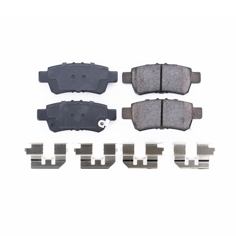 PowerStop Power Stop 05-10 Honda Odyssey Rear Z17 Evolution Ceramic Brake Pads w/Hardware