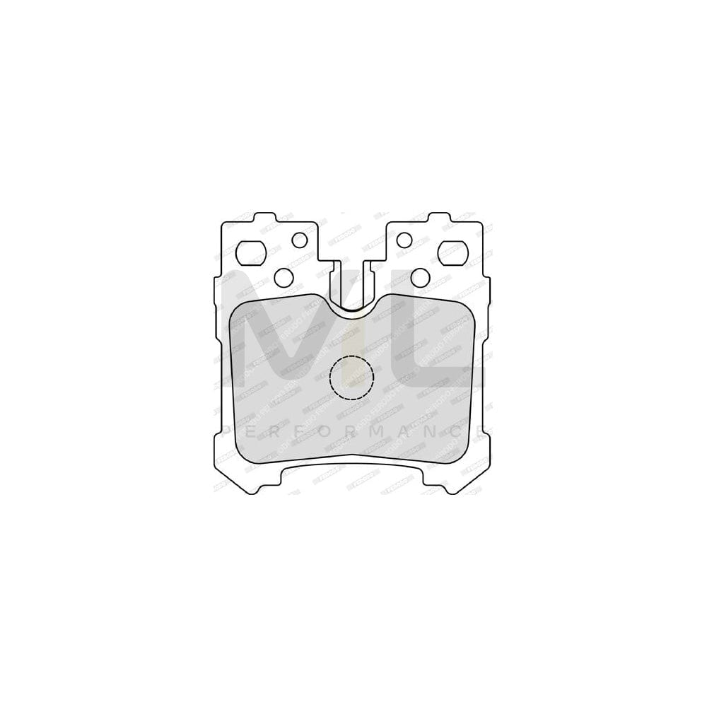 Ferodo Premier FDB4210 Brake Pad Set for Lexus LS Prepared for Wear Indicator, Without Accessories