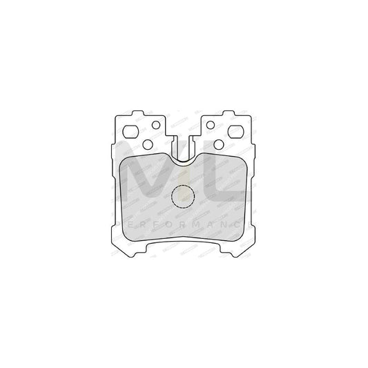 Ferodo Premier FDB4210 Brake Pad Set for Lexus LS Prepared for Wear Indicator, Without Accessories