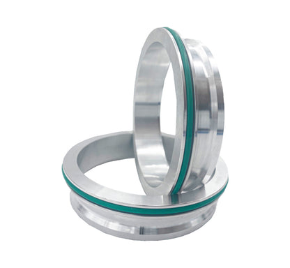 Granatelli Motor Sports Granatelli 3.5in Stainless Steel Dual Seal Clamp Weld-On Ferrule Set