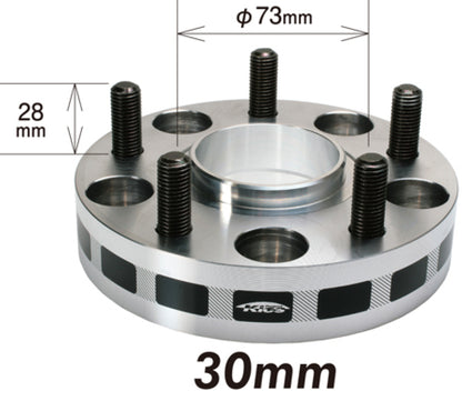 Project Kics 30mm Thick 12x1.25 5x139.7 4WD Wide Tread Spacers