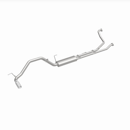 MagnaFlow CatBack 07-15 Nissan Titan V8 LGAS/LFLEX Single MF Polished Stainless Exhaust