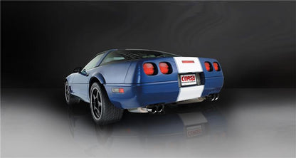 CORSA Performance Corsa 1996-1996 Cat-Back Exhaust w/ Twin 3.5in Black Tips 96-96 Chevrolet Corvette C4 5.7L V8 LT4