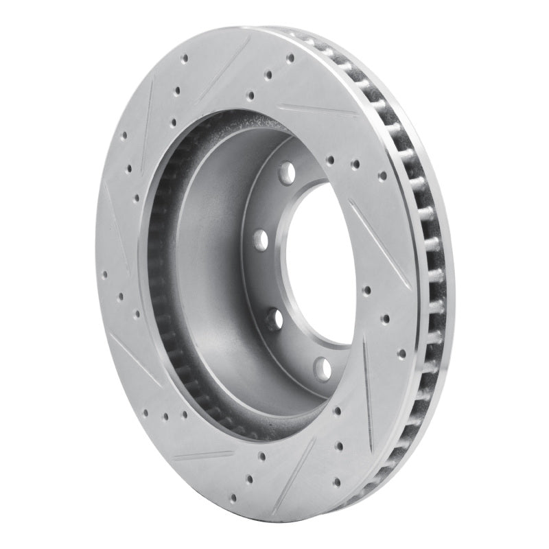 R1 Concepts R1 03-08 Dodge Ram 4000 (Mexico) Front Right Drilled & Slotted Silver Brake Rotor