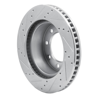 R1 Concepts R1 03-08 Dodge Ram 4000 (Mexico) Front Right Drilled & Slotted Silver Brake Rotor
