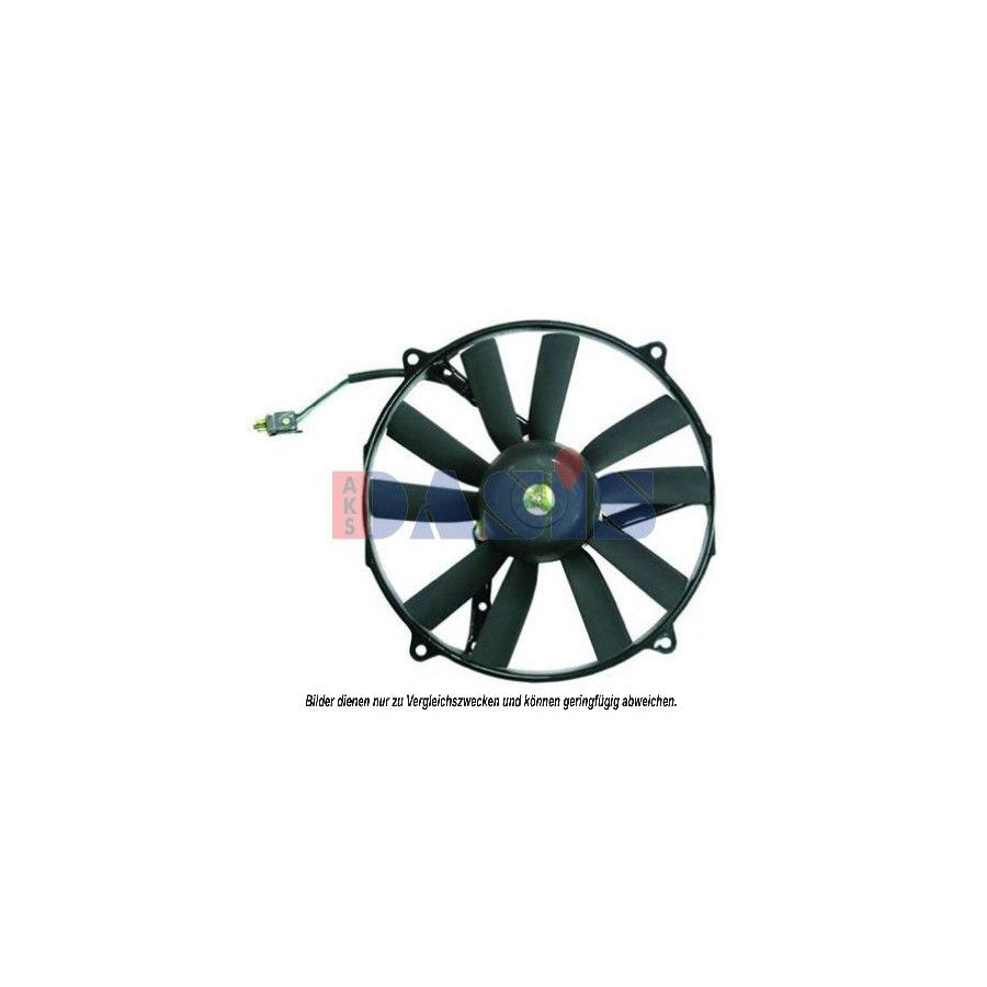 AKS Dasis 128126N Fan, Radiator Suitable for Mercedes-Benz Sl Convertible (R129)