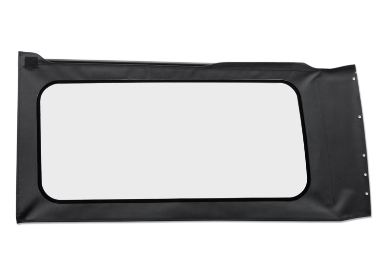 Bestop 18-26 Jeep Wrangler JL Oe JL Replacement Windows (Quarter Left Hand 2-Door Black Vinyl Clear)